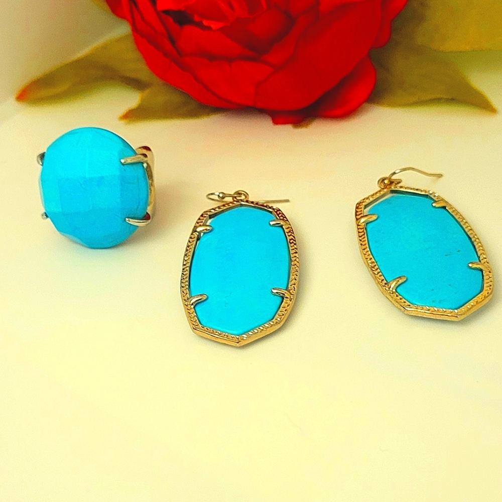 CHOOSE WHICH ONE Kendra Scott Rana Ring  Size 6 OR Danielle Earrings